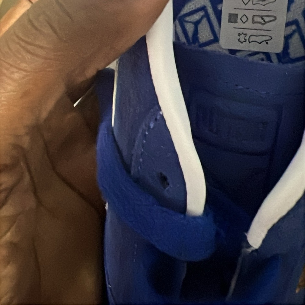 Puma Royal Blue Sneakers with White Trim